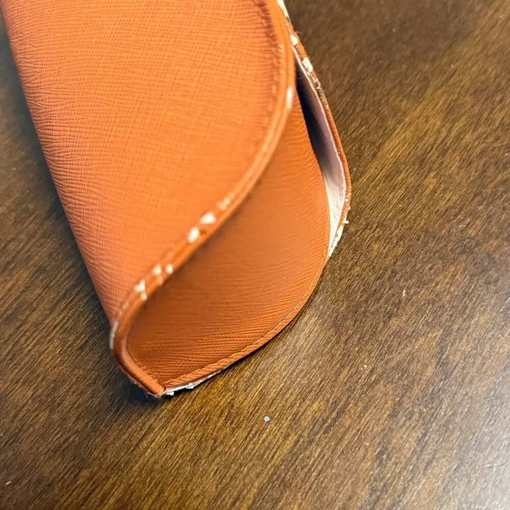 Tory Burch Orange Sunglasses Case Empty